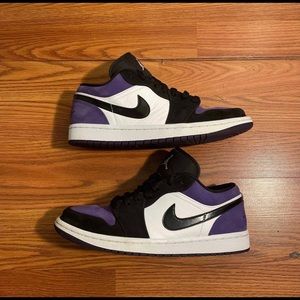 Jordan 1 lows purple